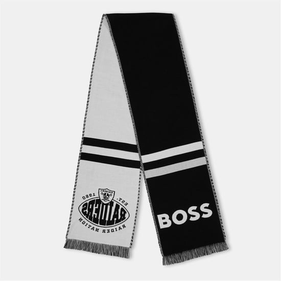 Accessories Boss Lasvegas Lettering Stripe Oblong in Black - Image 1