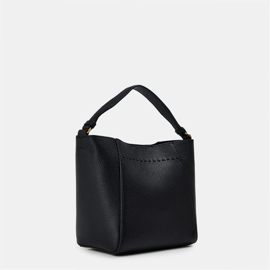 Accessories Tory Burch Mcgraw Trapezoid Shape Tote with Gold Tone Hardware in Black - Image 2