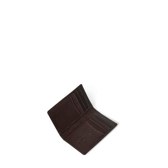 Accessories Osprey Highland Micro Leather Dress Wallet in Chocolate - Image 2