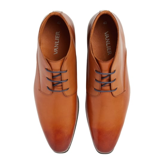VANLIER Veterschoenen San Remo Cognac Bruin - Image 4