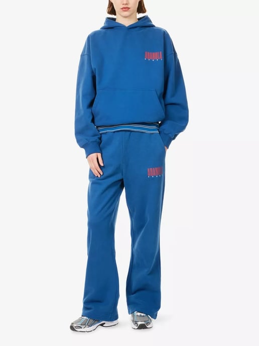 Adanola Horizon Hoodie Womens Navy Blue Oversized - Image 3