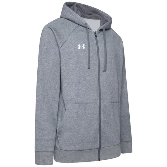 Under Armour Rival Fleece Full Zip Tracksuit Grey - Image 3