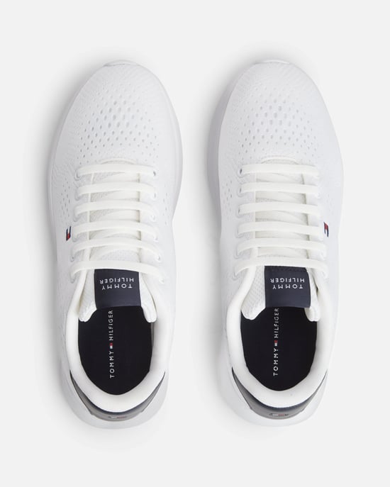 Logo Detail Trainers in White - Image 3