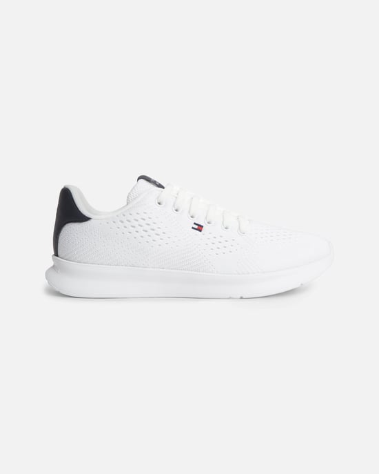 Logo Detail Trainers in White - Image 6