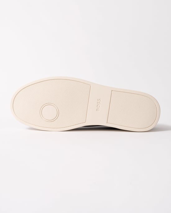 Kieran with rubber sole Trainers in Navy - Image 5