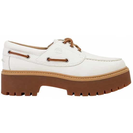Timberland Stone Street Womens White Boat Shoes - Image 1
