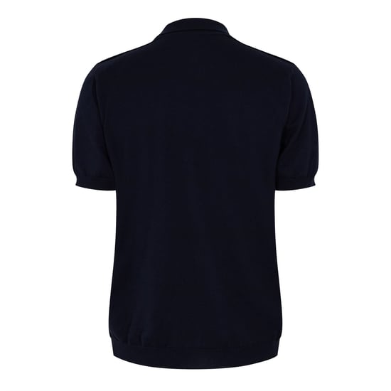Men's C.P. Company Short Sleeve Polo Shirt in Ttl Eclipse 888 - Image 2