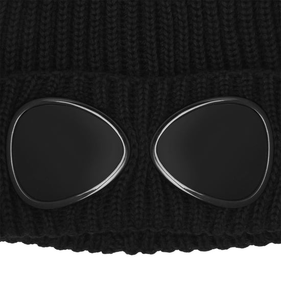 Accessories C.P. Company Goggle Beanie in Black 999 - Image 3