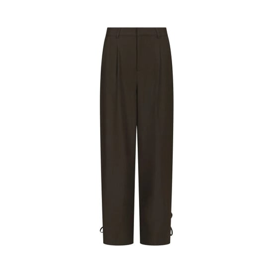 Neo Noir isotta structure tie pants 170430 676 dark brown - Image 1
