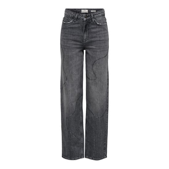 Jacqueline de Yong sandra hw stone straight jeans d 15379730 medium grey denim - Image 1