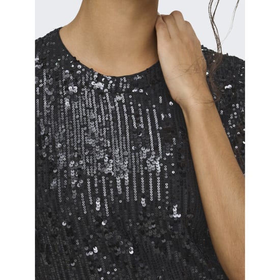 Jacqueline de Yong lola 2/4 sequin top jrs 15382815 - - Image 6