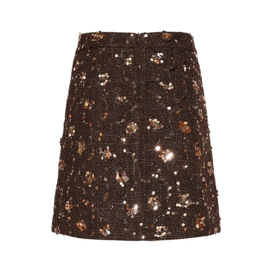 Smashed Lemon Tweed rok met paillettendetails | - Image 4