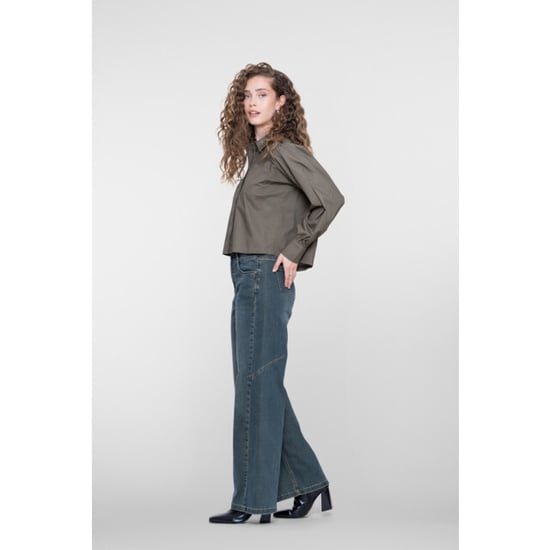 Geisha jeans wide 61808-10 810 blue denim tinted - Image 3