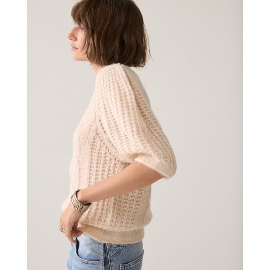Summum Puff sleeve sweater cozy cable knit sweaters 7s8041-70102 - Image 2
