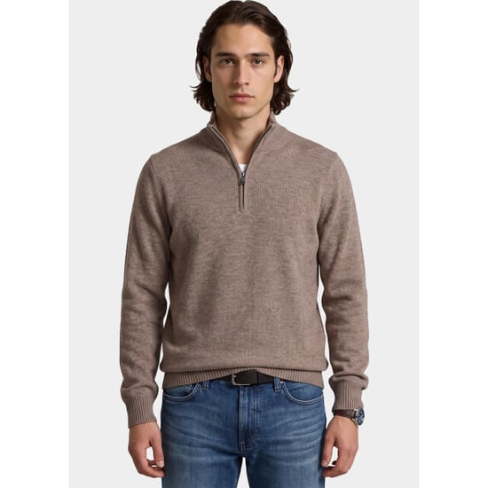 Bos Bright Blue Half zip 3042900/653 - Image 1