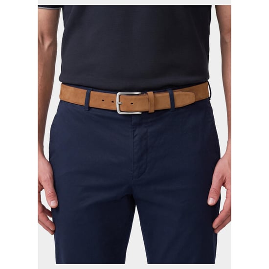 Bos Bright Blue Riem 100% leer 7388p/03699 biscotto - Image 2