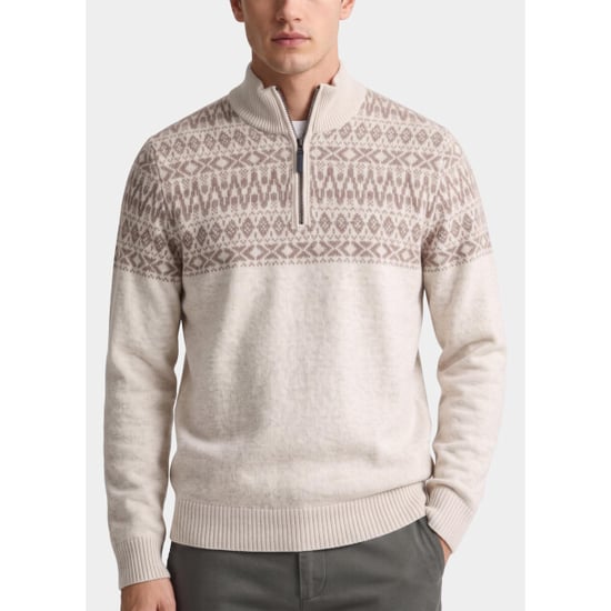 Baileys Half zip 10gg, nordic knit jacquard at 628428/825 - Image 5