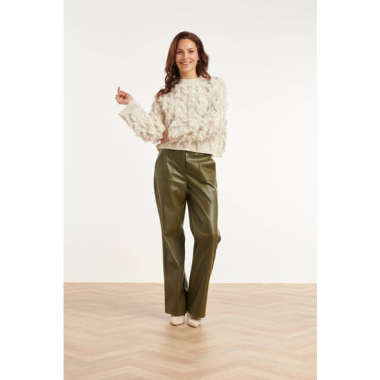 Smashed Lemon Rechte pantalon van faux leather | - Image 2