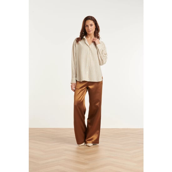 Smashed Lemon Satijnen wide leg broek | - Image 4