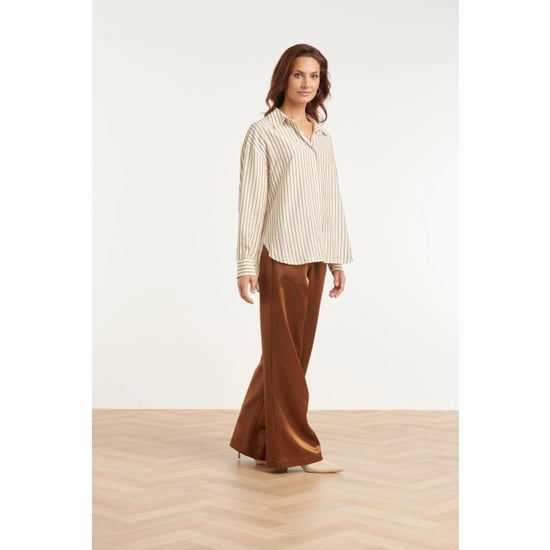 Smashed Lemon Satijnen wide leg broek | - Image 5