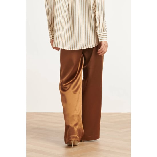 Smashed Lemon Satijnen wide leg broek | - Image 6