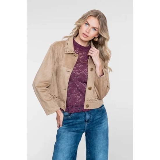 Geisha 65850-19 720 jacket suedine sand - Image 3
