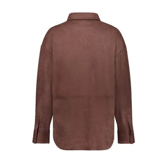 Geisha 63840-19 785 blouse suedine dark brown - Image 3