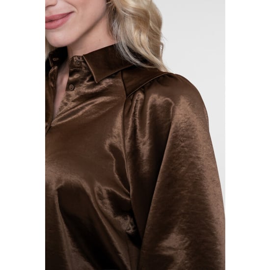 Geisha top satin 63855-21 775 brown - Image 2