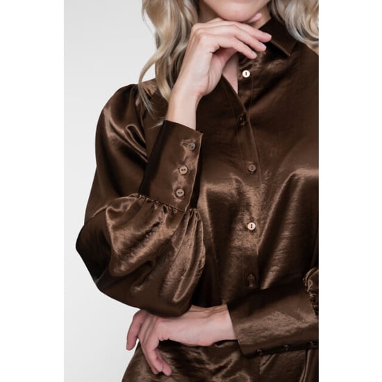Geisha top satin 63855-21 775 brown - Image 5
