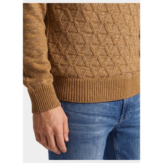 Bos Bright Blue Half zip 1189/40432 d. mustard - Image 5