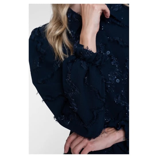 Geisha Blouse dark blue - Image 3