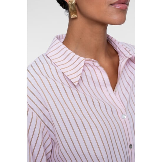 Geisha blouse stripe 63821-14 420 pink/caramel - Image 4
