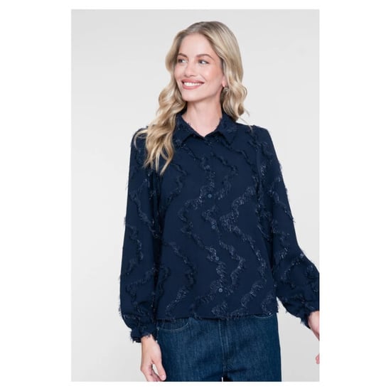 Geisha Blouse dark blue - Image 6