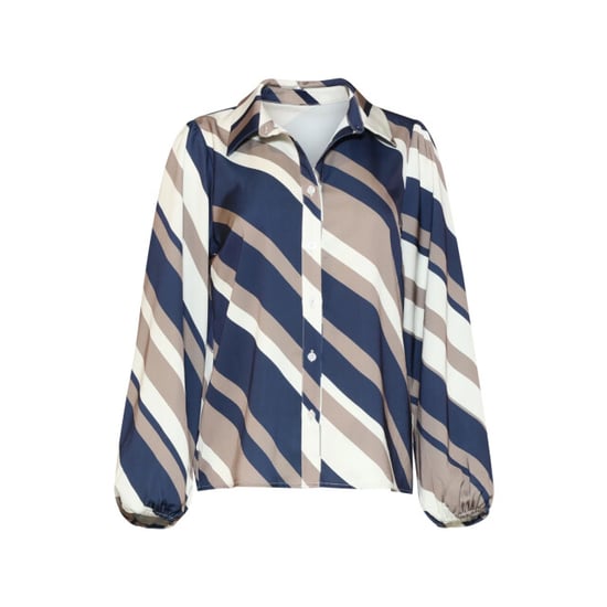 Smashed Lemon Blouse met moderne strepenprint | - Image 2