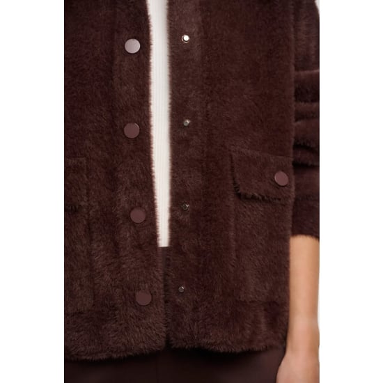 Rino & Pelle Nia.5002613 rino en pelle jacket with detachable collar coffee roast - Image 2