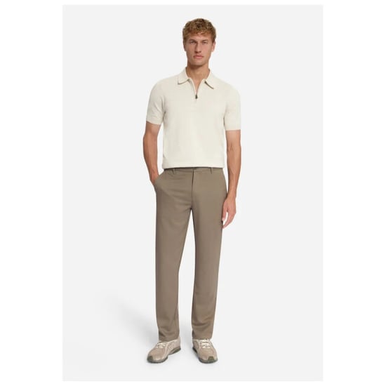 No Excess Pants smart twill relaxed fit light brown - Image 4