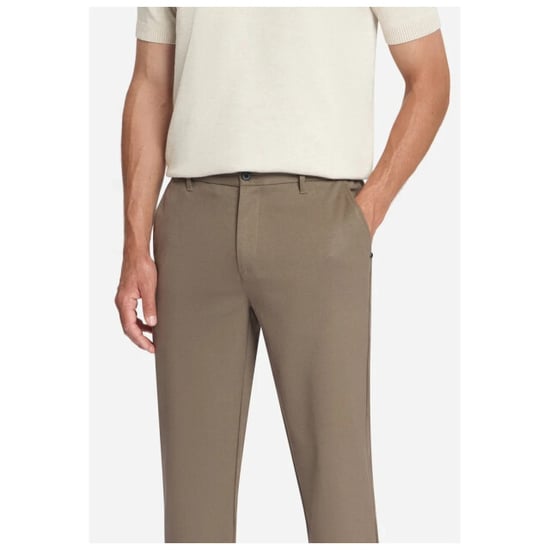 No Excess Pants smart twill relaxed fit light brown - Image 5