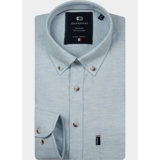 Giordano Overhemd heren dino wooltouch melange flanel 627005/61 - Image 2