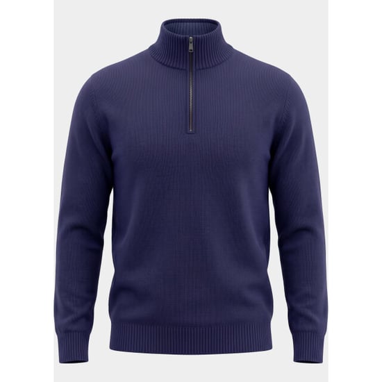 Bos Bright Blue Half zip 3042900/303 - Image 2