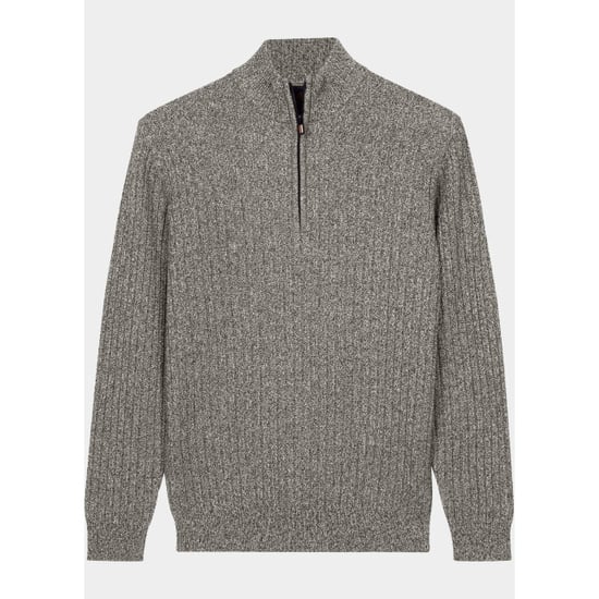 Baileys Half zip all-over twisted structure kn 628445/985 - Image 2