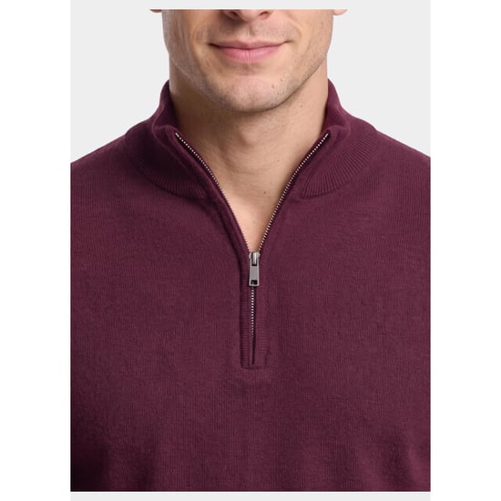 Bos Bright Blue Half zip 302/8070 - Image 3