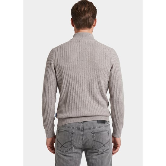 Baileys Half zip all-over twisted structure kn 628445/985 - Image 4