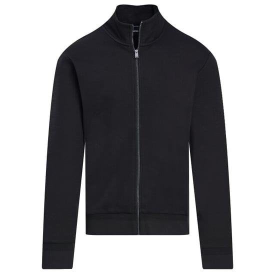 Men's Boss Hshepherd 100 Full Zip Fleece Hoodie in Black - Image 1