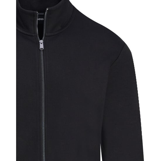 Men's Boss Hshepherd 100 Full Zip Fleece Hoodie in Black - Image 2