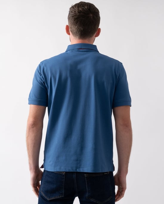 GANT Regular Fit Short Sleeve Contrast Pique Rugger - Image 4