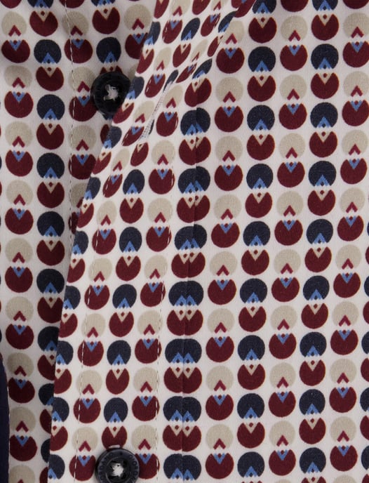 Giordano Overhemd heren dino satin stretch graphic pr 627021/40 - Image 4