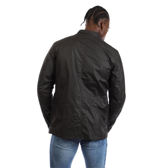 Men's Belstaff Cotton Fieldmaster Jacket in olive - Image 3