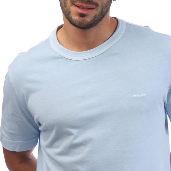 Men's Gant T Shirt in Blue - Image 3
