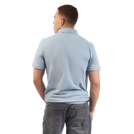 Men's Gant Shield Logo Polo Shirt in Blue - Image 3