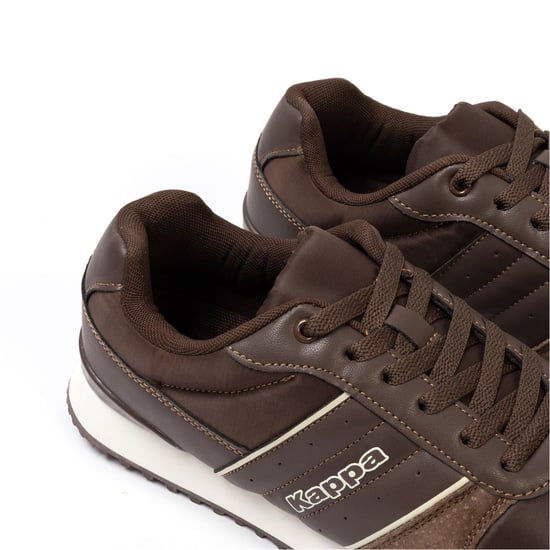 Men's Kappa Br Trainer in Dark Brown - Image 4